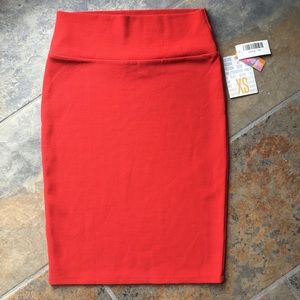 Red Pencil Skirt